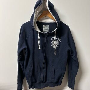 Butler Bulldog Full Zipper Hoodie- Large
